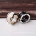 Destino joias cristais Swarovski anel anéis de cerâmica